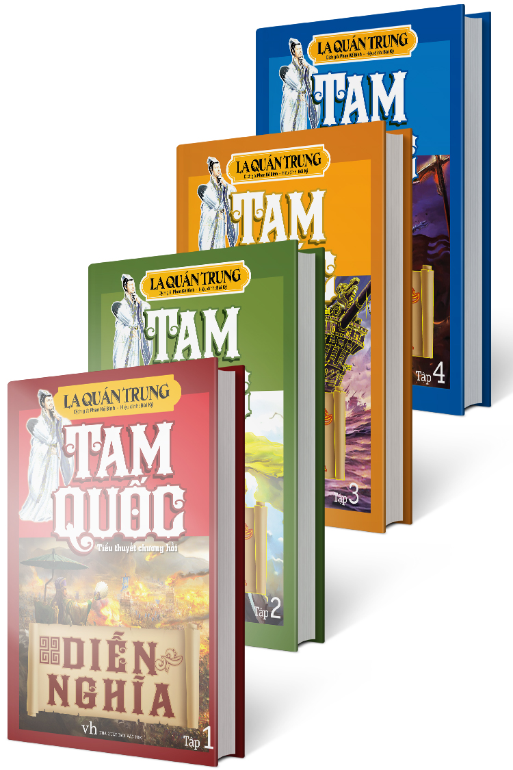 Tam Quốc Diễn Nghĩa Trọn Bộ 4 Tập (Bìa cứng)