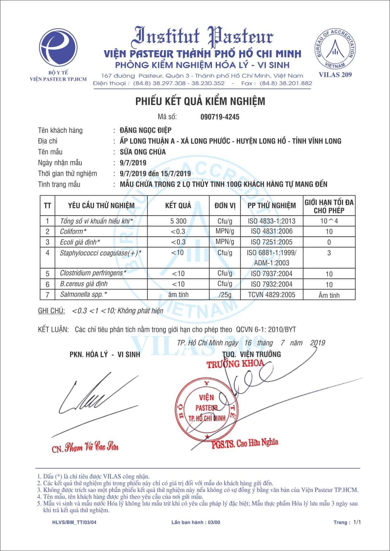 sữa ong chúa 100gr