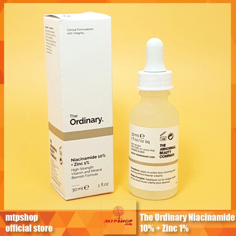 Tinh Chất The Ordinary Niacinamide 10% + Zinc 1% giá rẻ