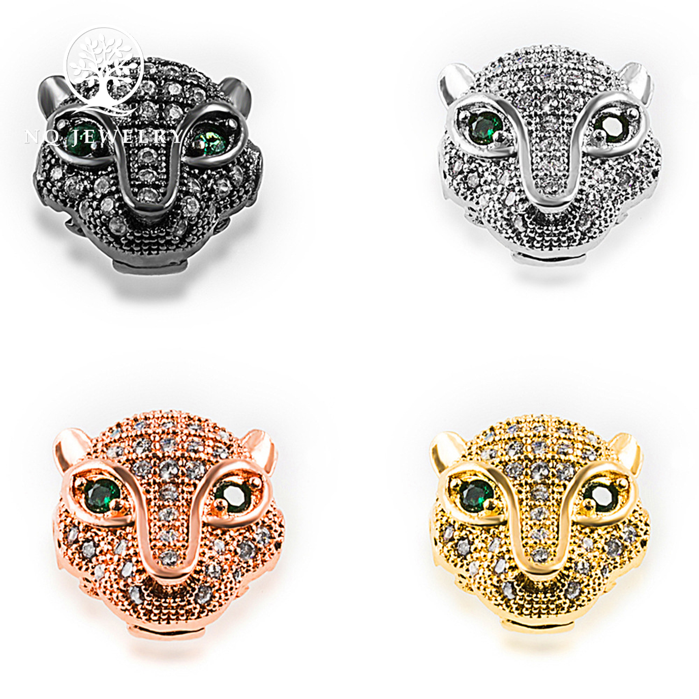[HCM]Charm đầu sư tử đính đá - NQ Jewelry