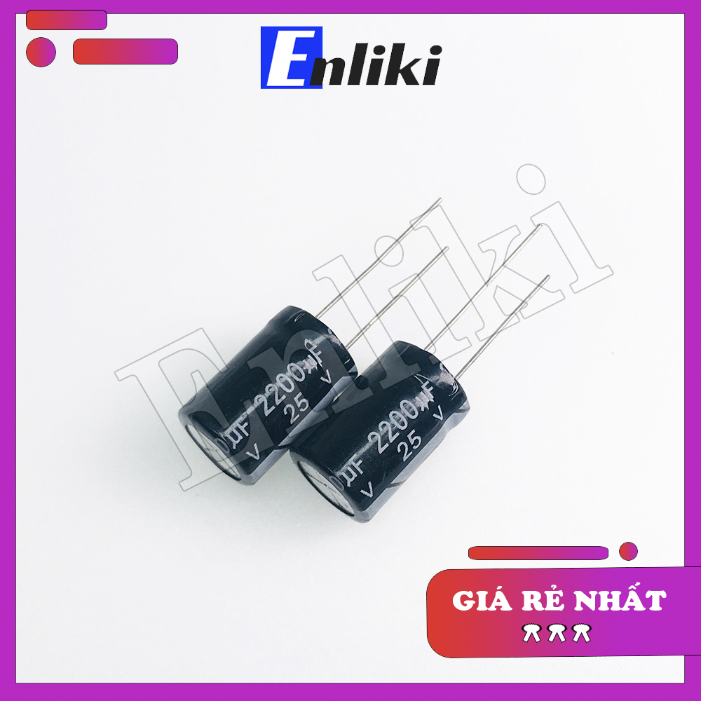 Tụ 2200uF 25V kích thước 13x20mm