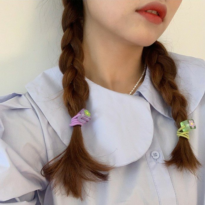 COMBO 02 THUN CỘT TÓC ĐÁNG YÊU CHO BÉ