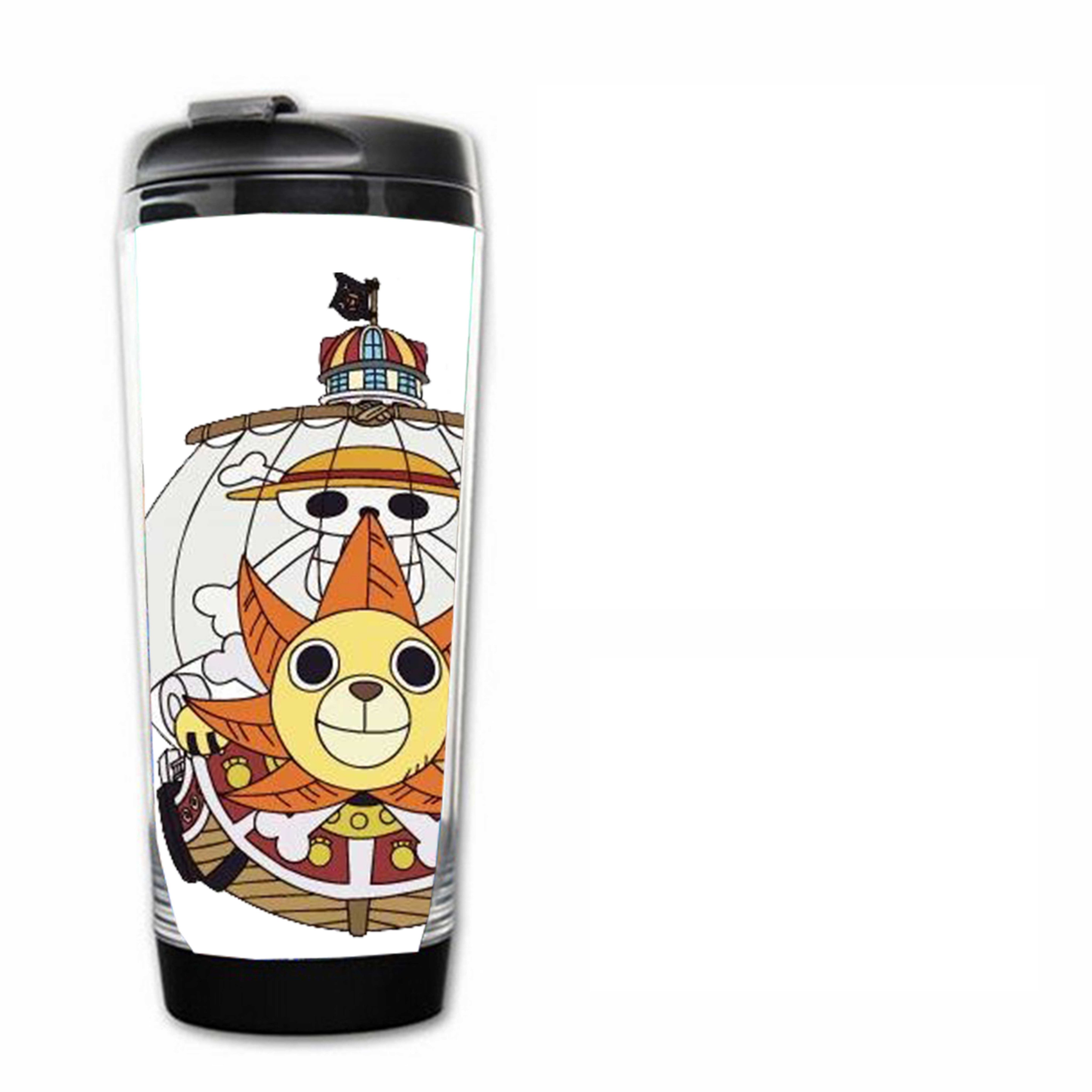 Bình nước in hình thuyền One Piece anime chibi