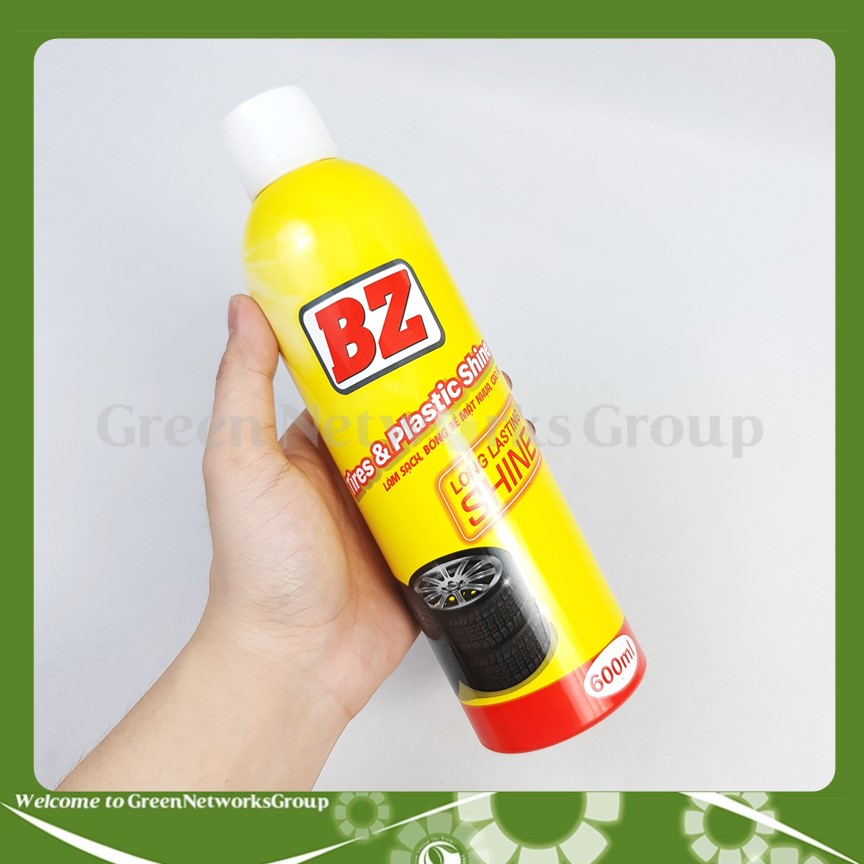 [HCM]Chai làm bóng vỏ xe BZ 600ml Greennetworks