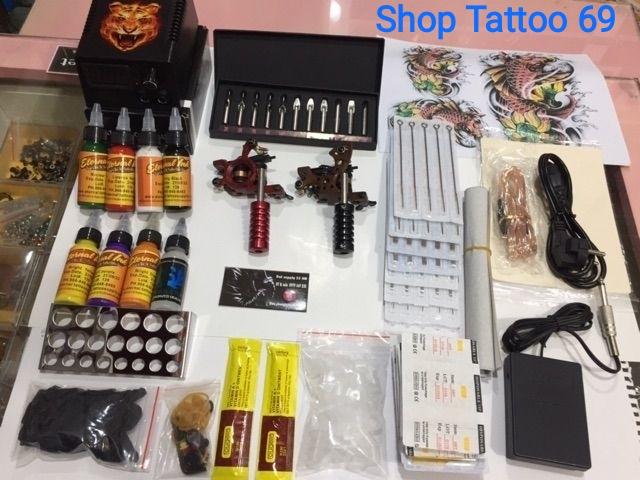 Bộ Combo 2 máy xăm Trung cấp Tattoo mẫu D5 ( hàng có sẵn )