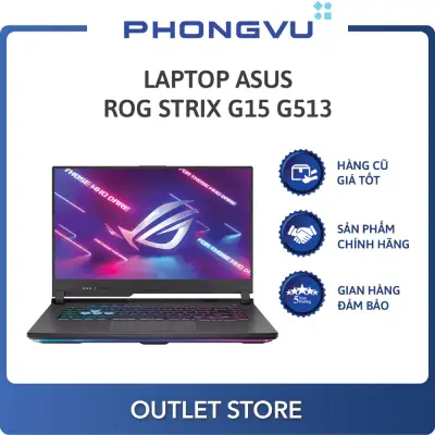 Laptop Asus ROG Strix G15 G513IC-HN002T (AMD Ryzen 7 4800H) (Xám) - Laptop cũ