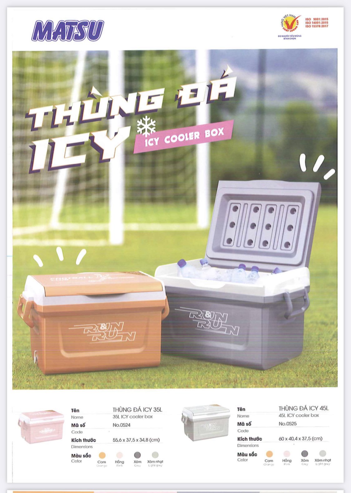 Thùng Đá Giữ Nhiệt ICY Duy Tân - 35 Lít và 45 Lít