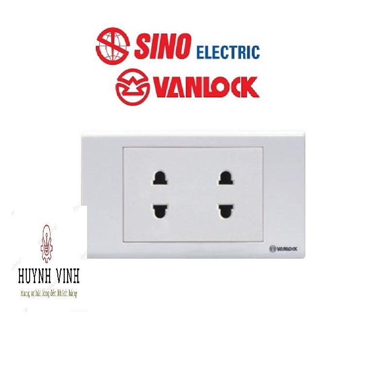 Mặt Ổ Cắm 2 Lỗ Sino - S18