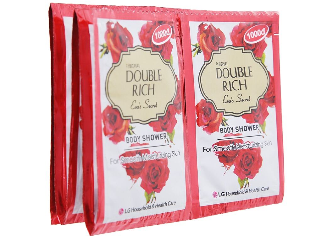 Double rich milk bag Rose Cherry wiggery strap women's shower