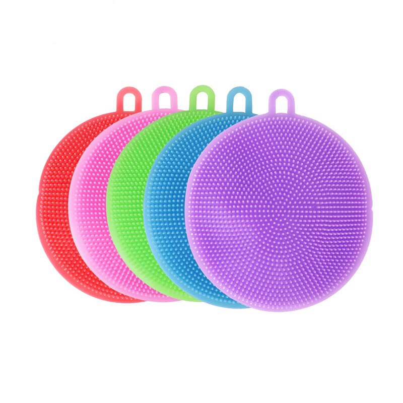[Combo 3]Miếng Chà Cọ Rửa Chén Bát Đa Năng, miếng rửa chén silicon, miếng chà rửa bát