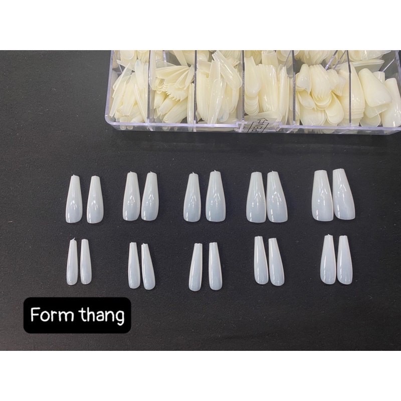 [HCM]Móng úp HSM bán lẻ full size 0-9( mỗi size 4 móng - 40 móng/gói )