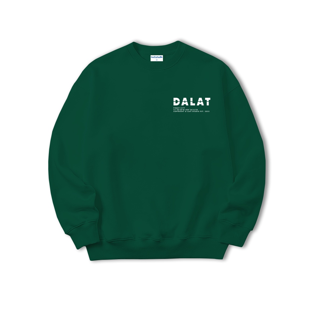 Áo sweater LAVI - DALAT nỉ chân cua