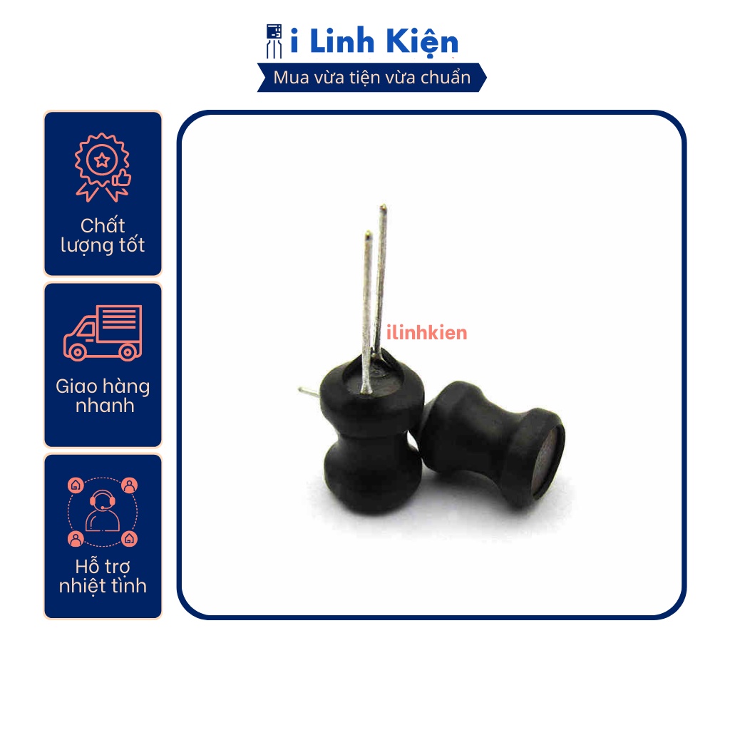 Cuộn cảm cắm 0608 từ 3.3uh-10mh 6x8mm
