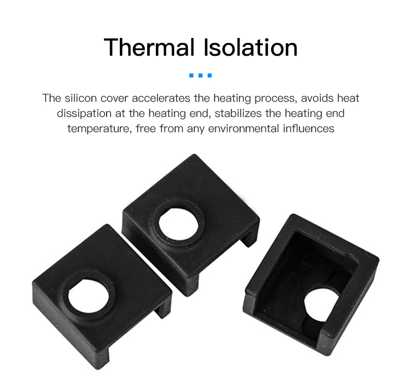 Miếng bao giữ nhiệt Heating Block Silicon Cover 23*17.5*1.5mm cho máy in 3d