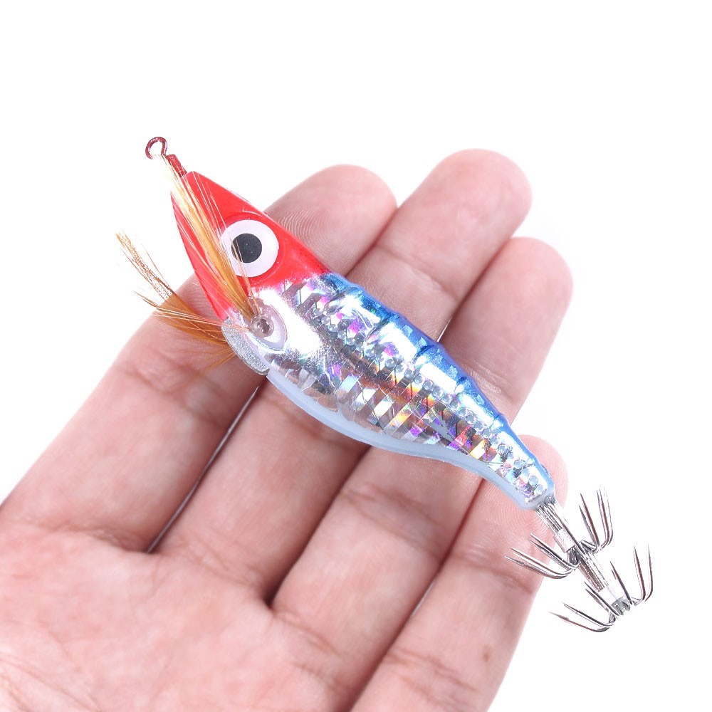 Mồi tôm giả câu mực 10cm -9g – siêu nhạy