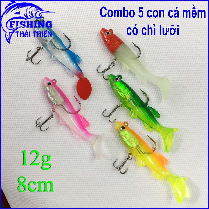 Mồi giả câu cá lóc chẽm cá tráp
