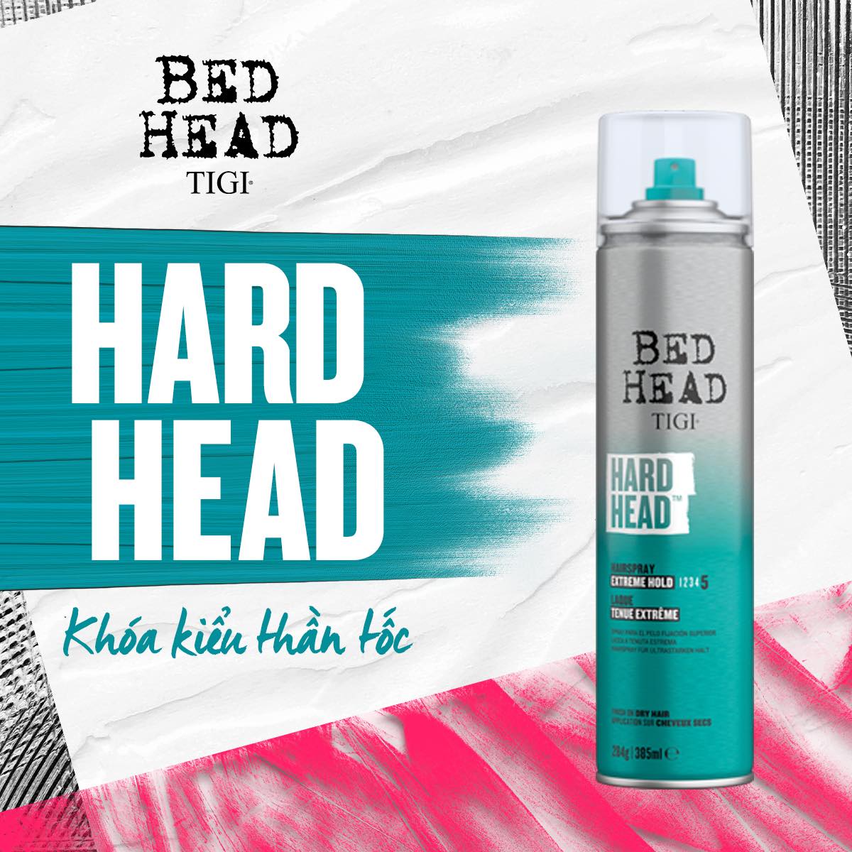 [Chính Hãng] Gôm Xịt Tóc TIGI BED HEAD EXTREME HOLD 385ML