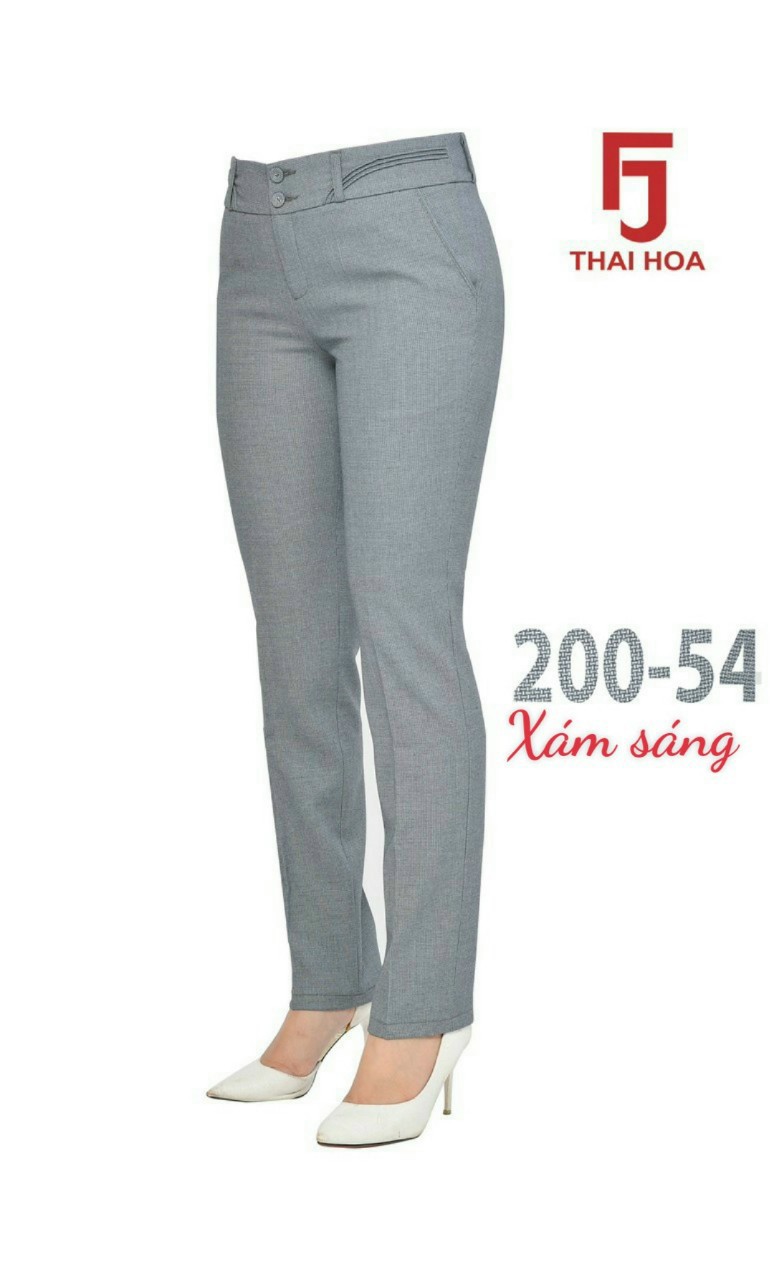 Quần tây Thái Hòa vải bố mềm co giãn nhẹ 200