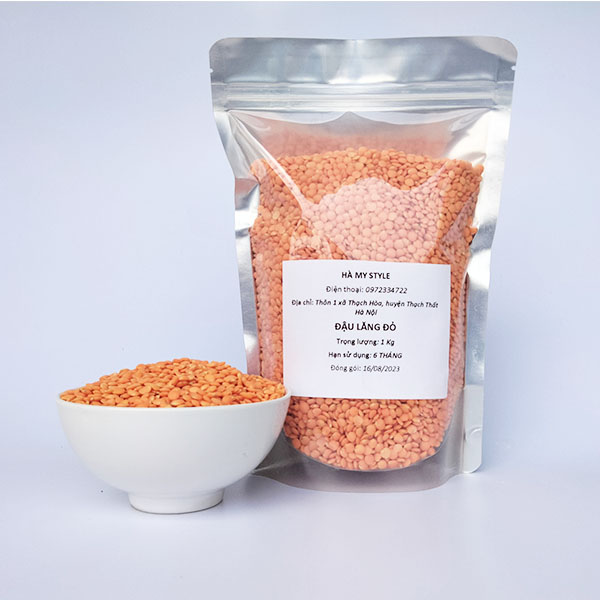 Đậu Lăng Đỏ nhập khẩu nguyên hạt túi 1Kg