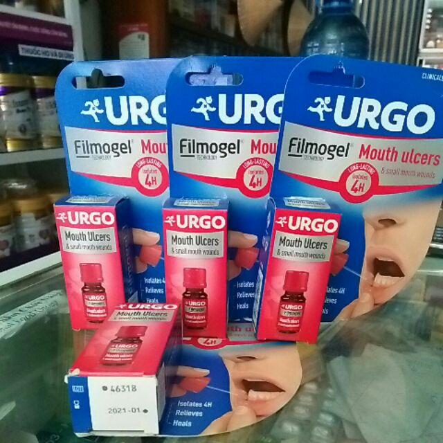 GEL bôi LOÉT MIỆNG URGO MOUTH ULCERS (6ML)