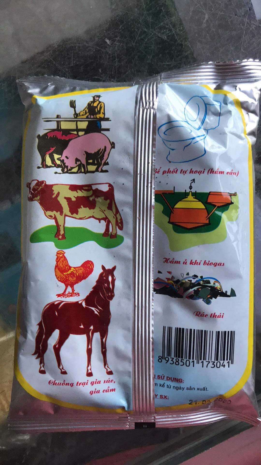 Chế phẩm khử mùi rác thải vi sinh vật hữu hiệu EM (150g)