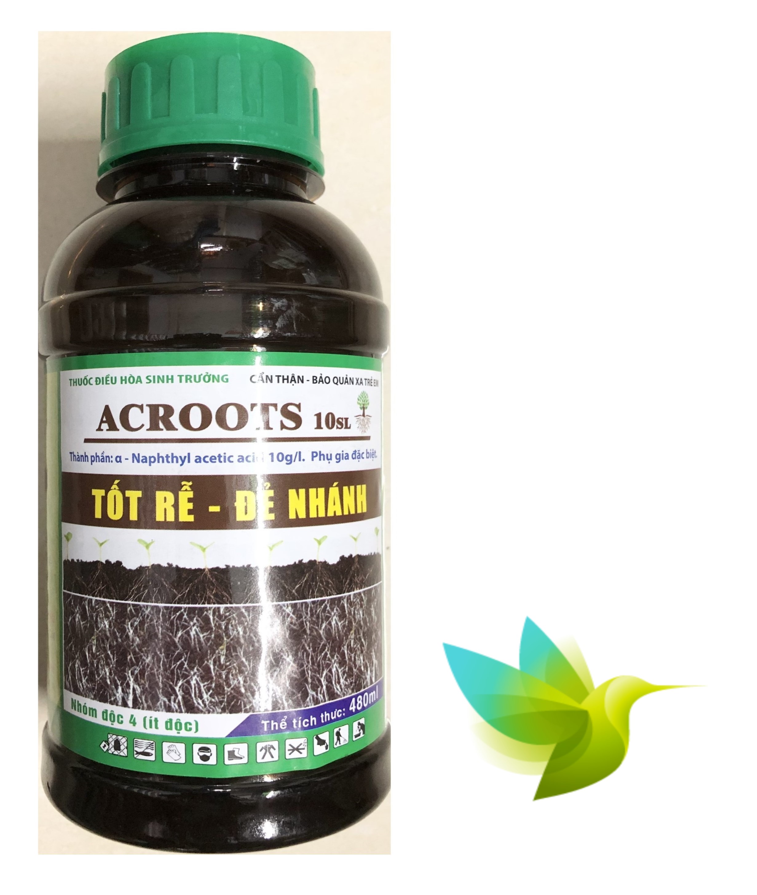 Phân bón điều hòa sinh trưởng acroots 10sl - #030a# 480ml