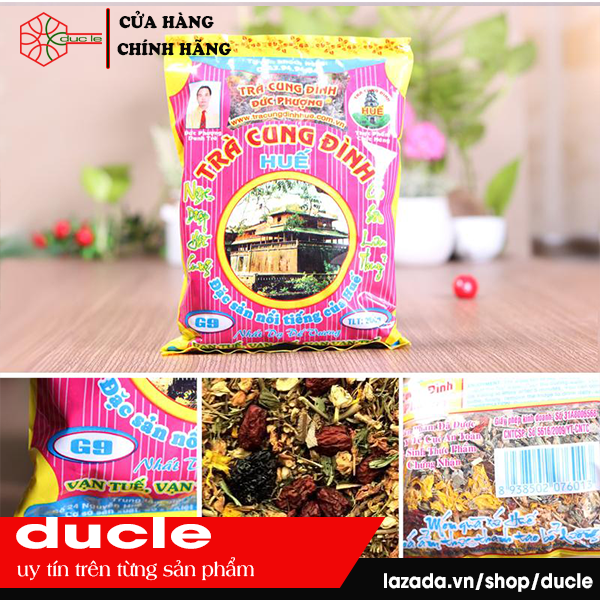 [HCM]Trà Cung Đình Huế Đức Phượng G9 500g ( Màu Hồng )