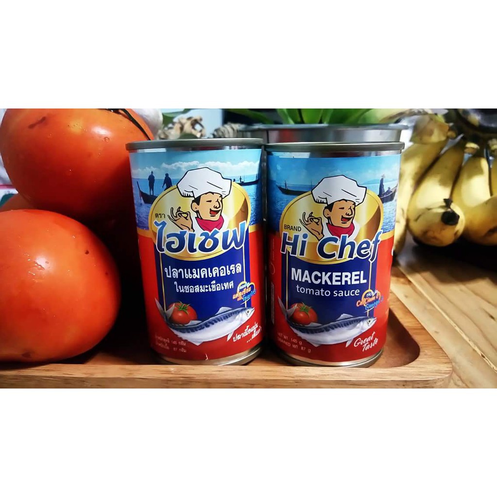 [ HÀNG NHẬP KHẨU ] ( COMBO 5 LON ) Cá Mồi Hi Chef Thái Lan 155g
