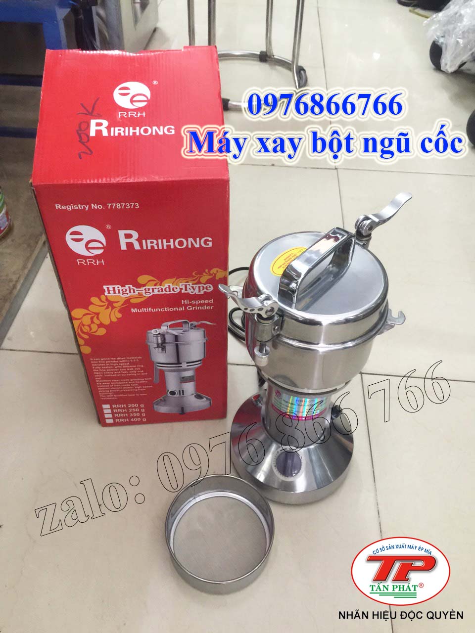 MÁY XAY TIÊU, XAY BỘT NGŨ CỐC MINI RIRIHONG - 200GR