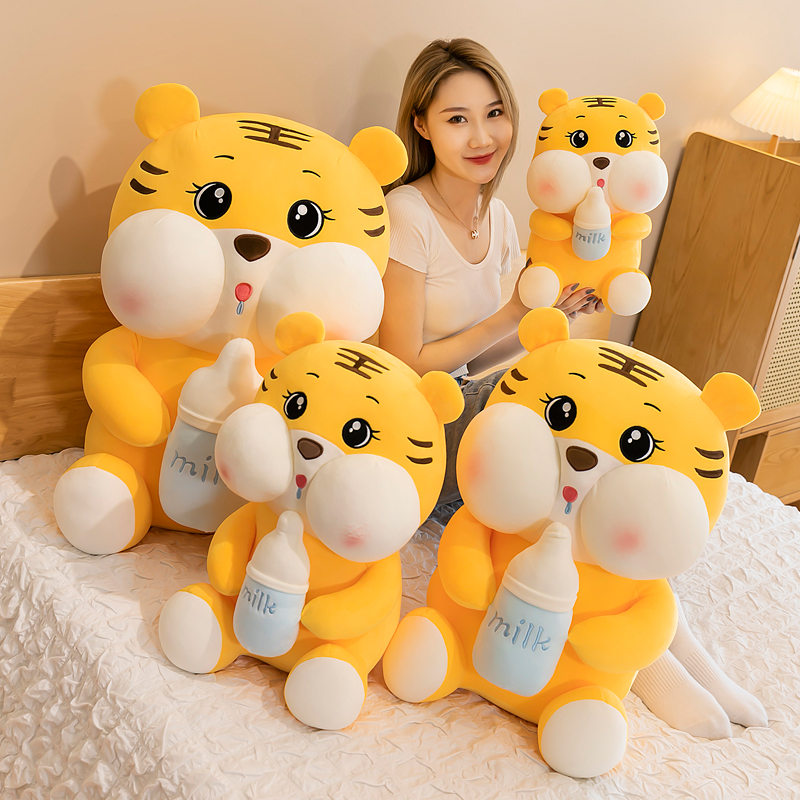 Gấu Bông Hổ Ôm Bình Sữa 80cm Cực Xinh Dứa Store