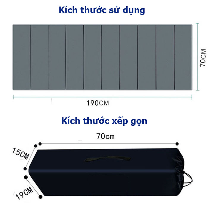 Đệm ngủ văn phòng gấp gọn