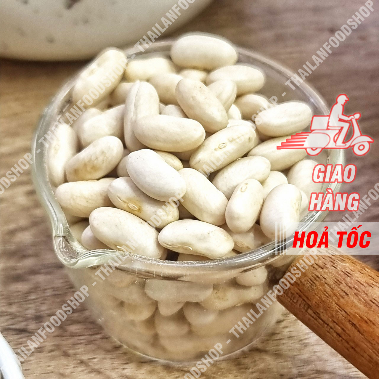 Đậu Trắng Tây Túi 500Gram (White Kidney Beans/ Đậu Thận/ Đậu Đà Lạt / Đậu Ngự)