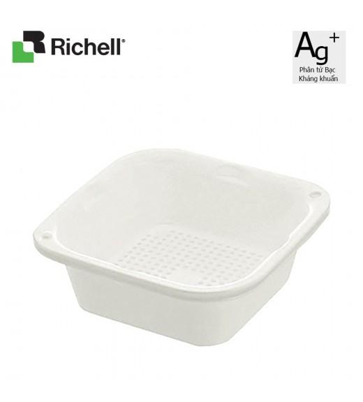 BỘ RỔ CHẬU NHỰA KHÁNG KHUẨN LEI RICHELL (S-TRẮNG)