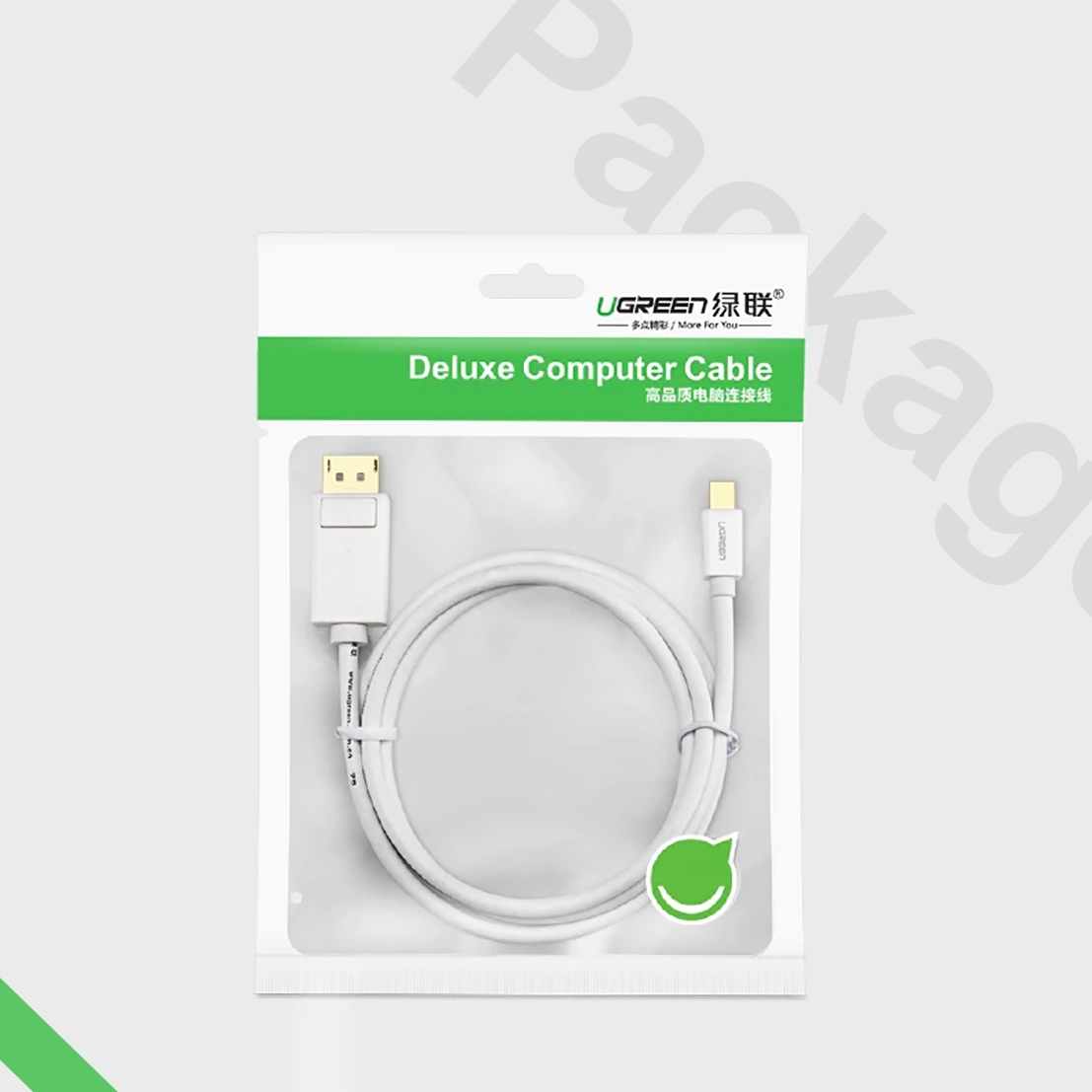[HCM]Cáp Mini DisplayPort ra DisplayPort 4K@60Hz Cao Cấp UGREEN MD105
