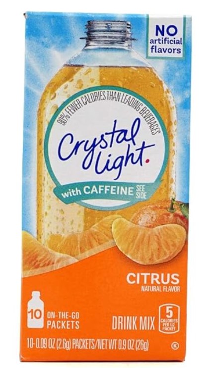 [HCM]Bột pha nước trái cây Crystal Light cho người ăn kiêng