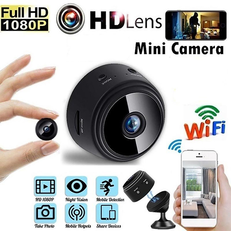 Camera mini a9s, camera không dây ip fullhd 1080p wifi, quan sát ban đêm ir, camera an ninh gia đình quan sát từ xa, a9 mini camera 1080p hd ip camera night version voice video security wireless mini camcorders surveillance cameras wifi camera