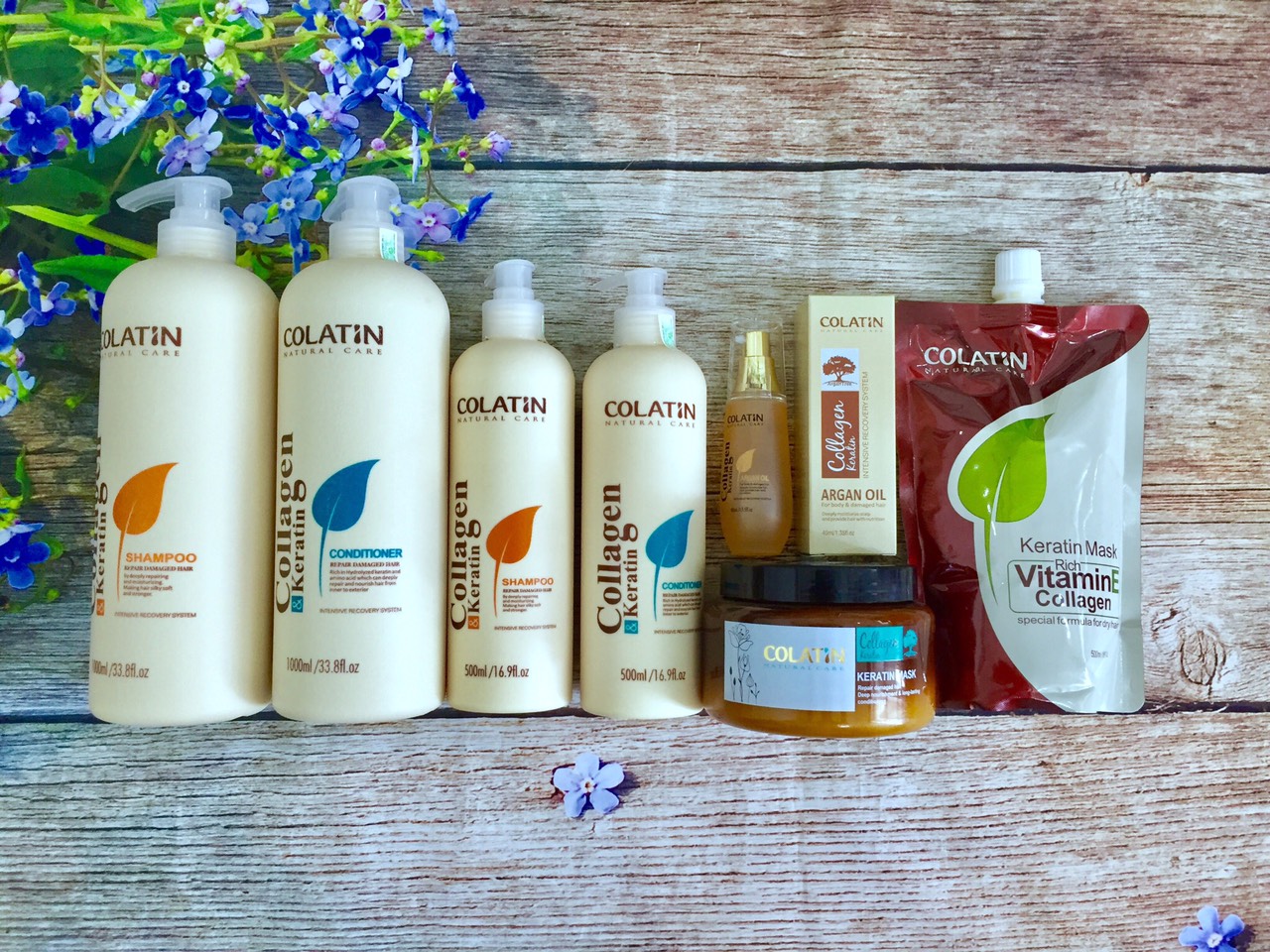 [+Tặng mũ trùm][HCM]Tinh dầu dưỡng tóc COLATIN Argan Oil 40ML