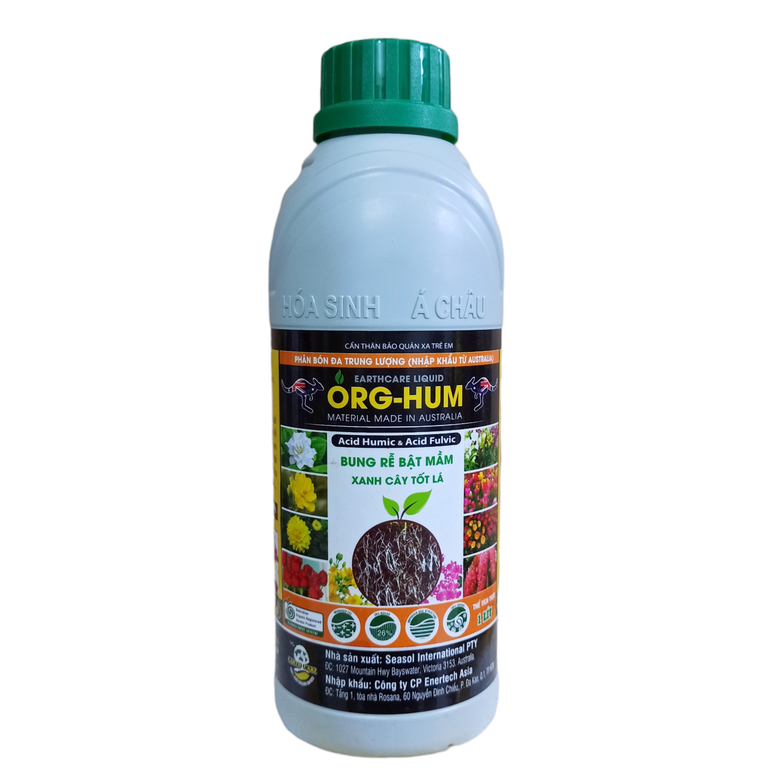 Org - hum 1 lít phân bón hữu cơ lá đa trung lượng ra rễ bật mầm,hàng úc