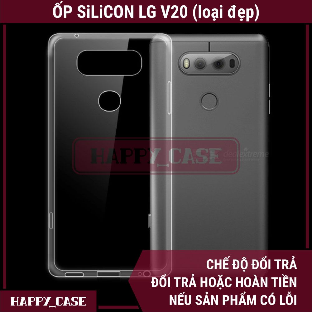 Ốp Lưng Điện Thoại LG V20 (Loại Đẹp) Thin Transparent Silicon