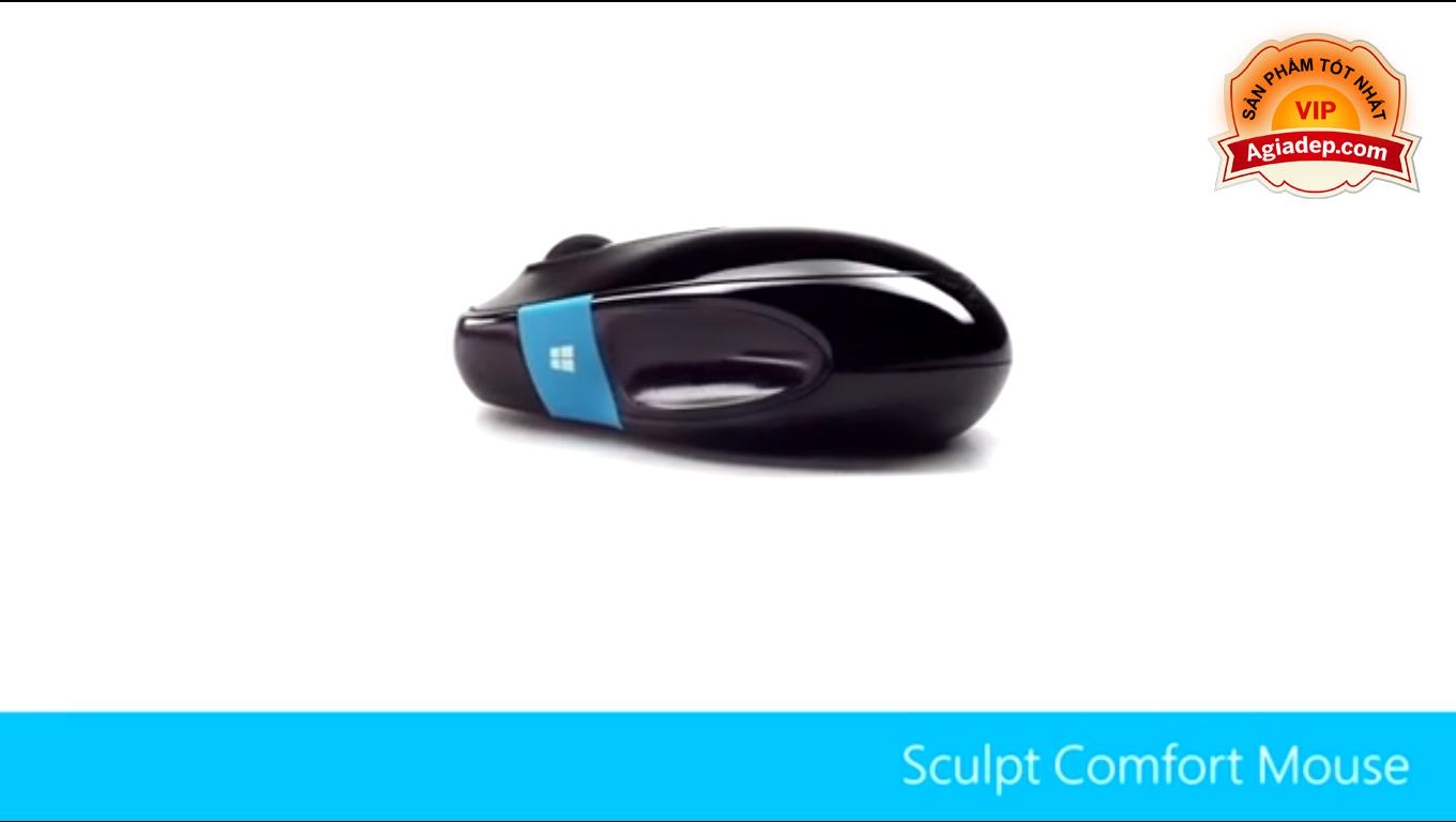 Chuột Microsoft Sculpt Comfort Bluetooth (Đen) - Hàng hiệu của Agiadep.com