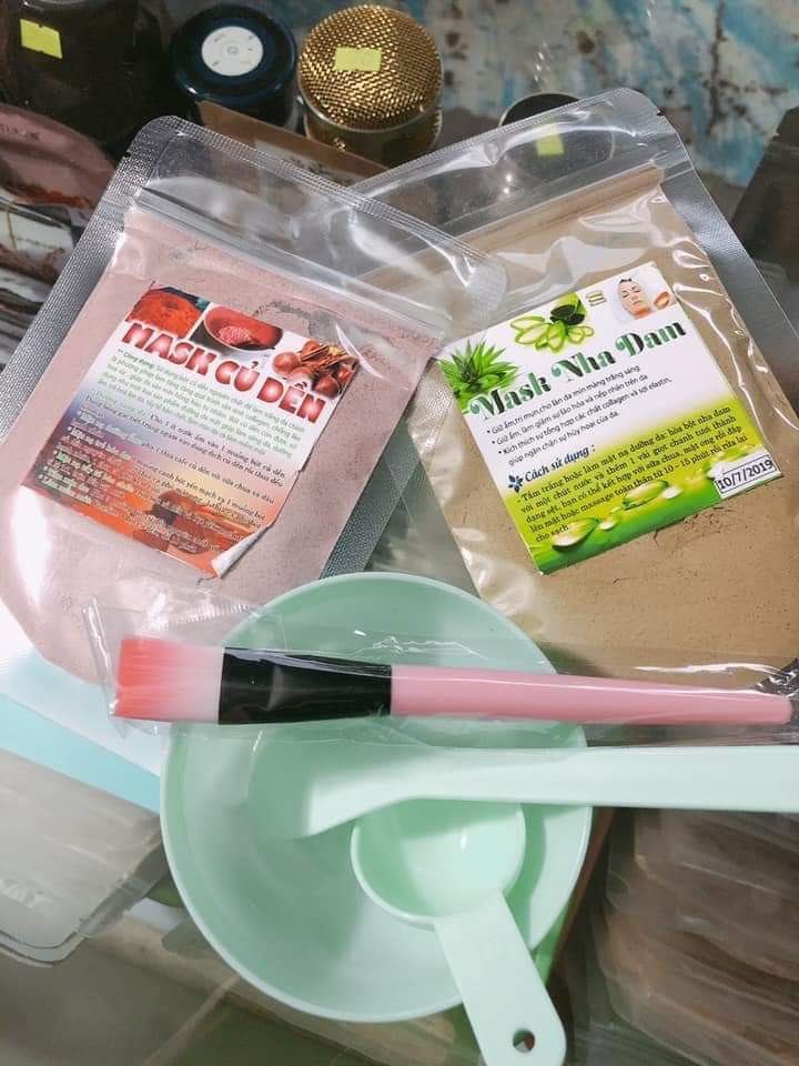Bộ chén pha mặt nạ
