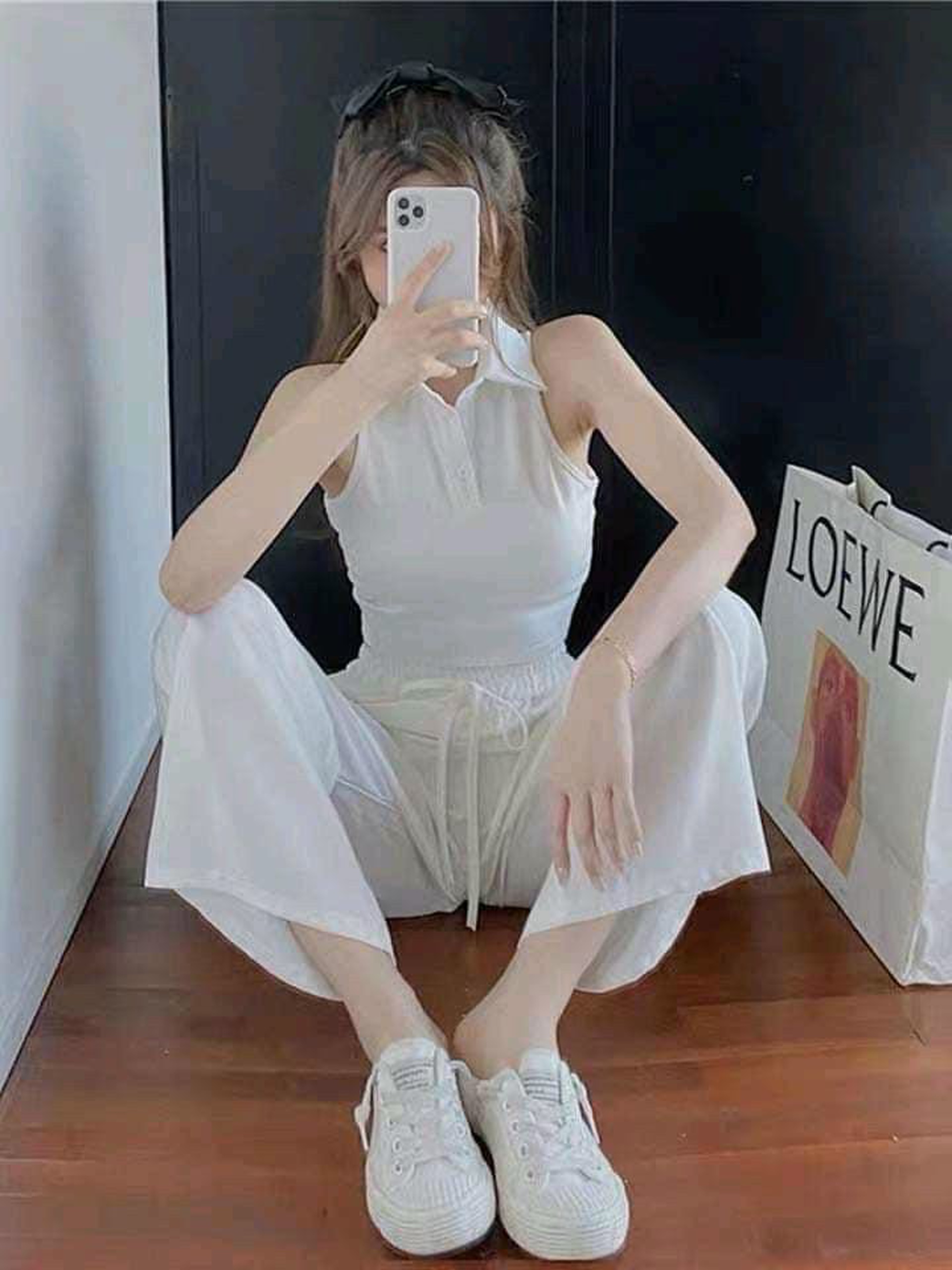 Hot 🔥🔥🔥 Áo ba lỗ cổ bẻ siêu cưng