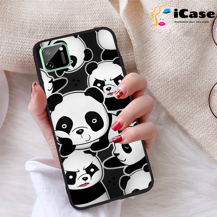 Ốp lưng Realme C11 viền dẻo TPU BST Panda