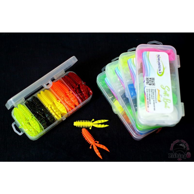 mồi mềm MINI câu cá nhát , mồi mềm siêu nhạy cá , SOLT BAIT