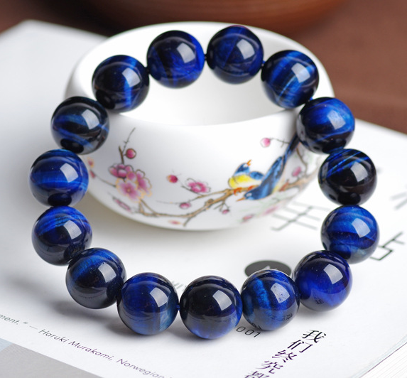 🍁[ GIÁ SỐC ] Vòng tay đá mắt hổ xanh dương tự nhiên thời trang đẹp,mang phong thủy thu hút tài lộc,hàng chuẩn.