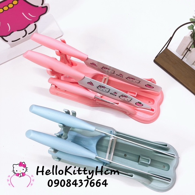 Bộ Dao Hello Kitty Vs Doreamon