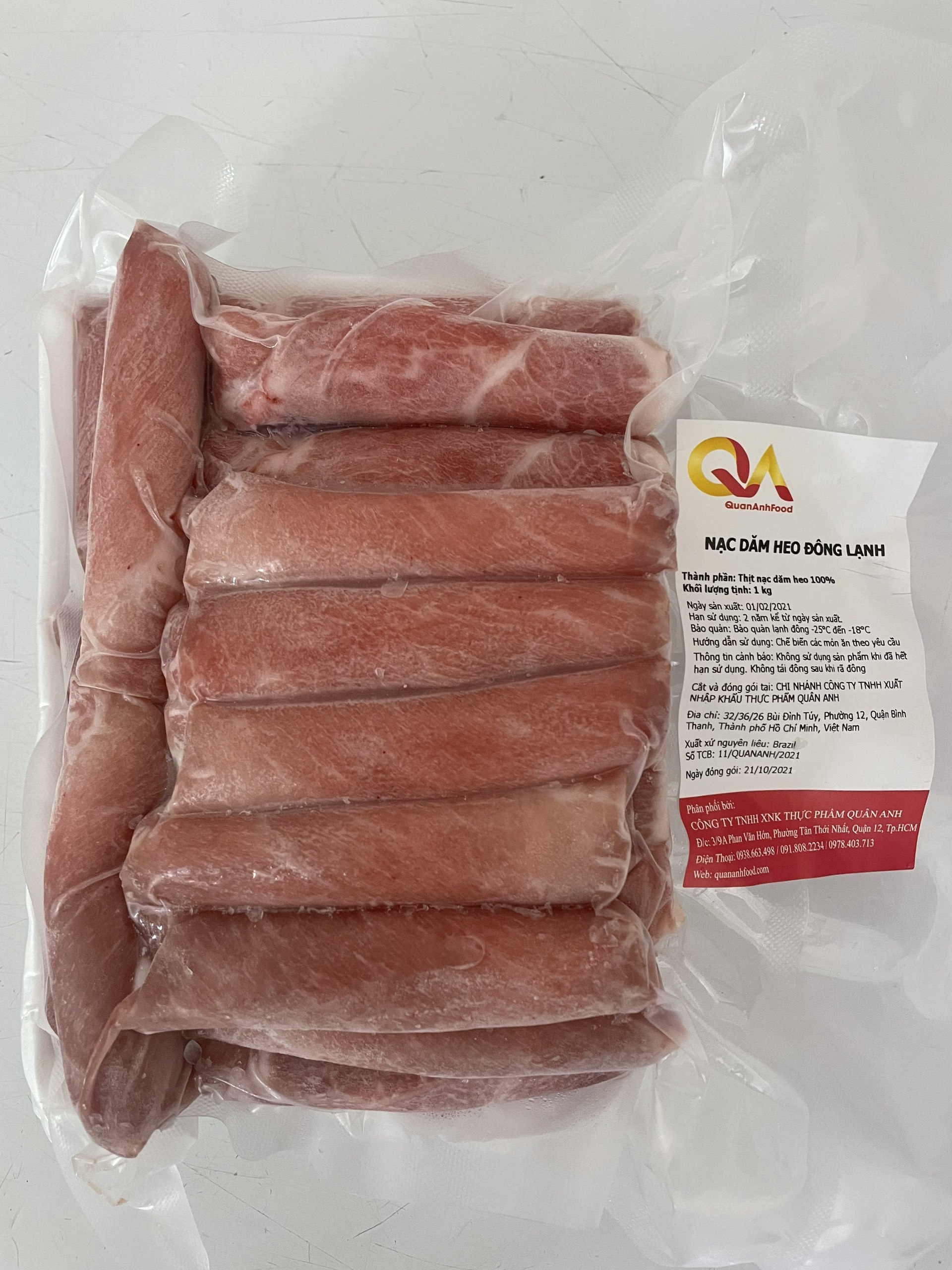 [CHỈ GIAO HỎA TỐC HCM] - Nạc Dăm Heo Nhập Khẩu