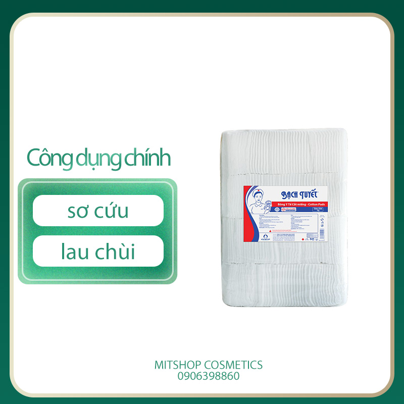 Bông bạch tuyết - bông y tế cắt miếng