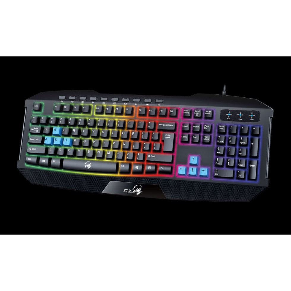 BÀN PHÍM GAMMING GENIUS K215 (USB, CÓ DÂY)-BH 12 THÁNG