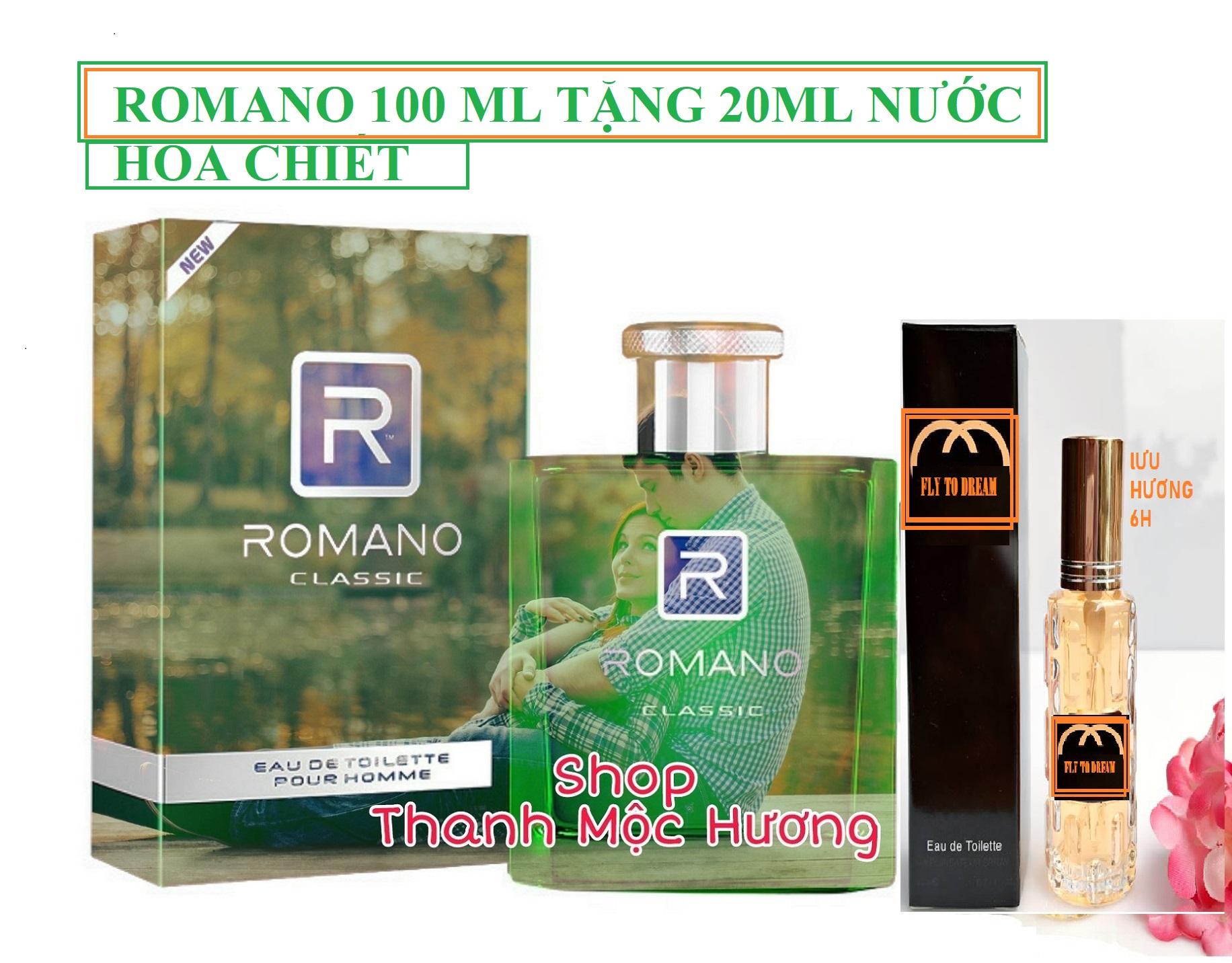 Nước hoaCao Cấp  Romano Classic 50-100ml